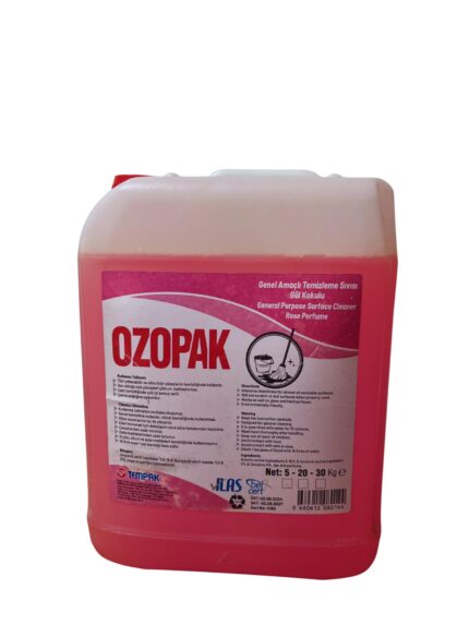 OZOPAK Genel Amaçlı Temizleme Sıvısı Gül Kokulu 5 kg