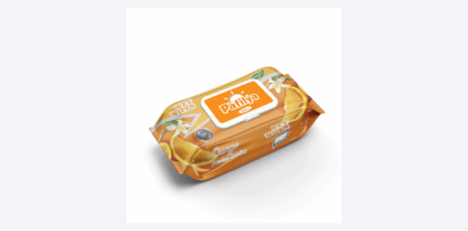 Pafilya Islak Havlu Portakal 100 Yaprak 1 Paket