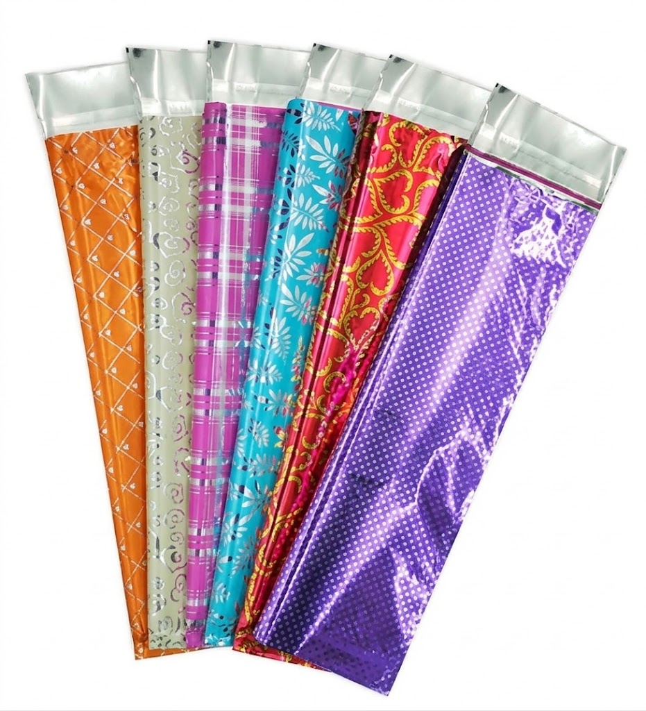 77074725-662a-43b6-8505-8fdb9b4bbb76 Metalize Yapışkanlı Hediye Poşeti 20×25 cm 1 Paket (100 Adet) - Görsel 1